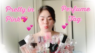 Pretty In Pink Perfume Tag | My Entire Pink Perfume Collection