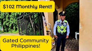 $102 Monthly Rent!? Gated Subdivision Philippines!