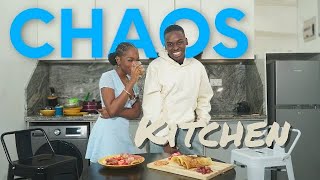 CHAOS KITCHEN - AMYOKOLI AND I TRIED TO MAKE PANCAKES