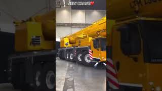 Liebher new crane      Do you love this ❤️.   #liebherr #trending  #roadtrip  #peterbilt  #crane