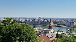 Views of Budapest from the Fisherman's Bastion.