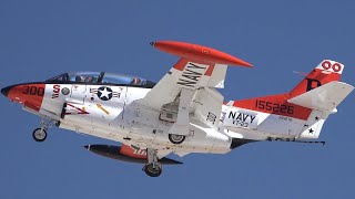 Navy Tailhook Legacy Flight - T-2 Buckeye , T-6 Texan II, EA-18G Growler