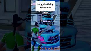 7th Anniversary of Fortnite💀sub to me❤️ #fortnitememefortnite #fortnite #gaming