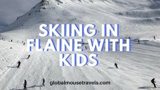 A winter trip skiing in Flaine with kids