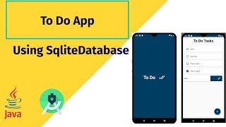 To Do List App Introduction ( Using Sqlite DataBase 2020 )