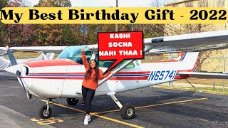 Indian Vlogger Flies Cessna 172 Without License - Best Birthday Gift?