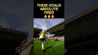 INSANE LONG RANGE GOALS! FC24 #football #careermode #fc24 #goals #gaming #shorts #soccer