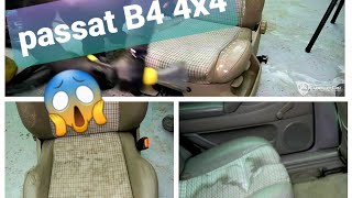 Легенда 90-х Passat B4 4x4 ужасно грязный светлый салон, идеальная химчистка, полировка и керамика !