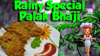 palak pakoda | palak pakoda recipe | palak bhaji recipe | palak ke pakode | palak bhajiya recipe