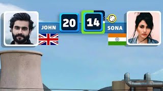 1 Over Challenge Match Indian people vs  Pakistan people challenge match 💙💙💙💚💚💚👌👌😱😱👍👍GAMEPLAY VIDEO.