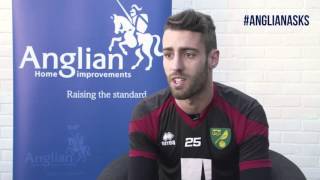 Anglian Asks with Norwich City FC's Ivo Pinto