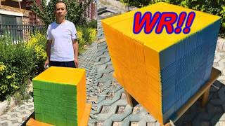 35x35x35 Rubik's Cube - New World Record!!! (or fake?) - 35x35 puzzle by Yang Yongshun