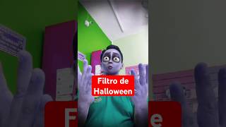 Filtro de Halloween 🎃 #halloweenwithshorts #halloween #shorts #octubre #filtrostiktok