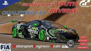 Gran Turismo 7 | Grand Valley South Reverse Track Guide (engine sound MAR '24) | McLaren 650S Gr.4