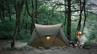 숲속 완벽한 그늘 아래 시원한 힐링 캠프 / 캠핑요리 / 브이타프 / Firebox Freestyle Modular / Relaxing Summer Camping Film