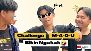 Challenge  M-A-D-U Bikin Ngakak!! | Eja Kata Madu Racun | Magang Seru