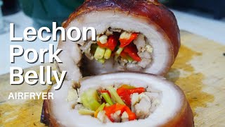 How to make Lechon Belly (Roasted Pork Belly) | Air Fryer Recipe | Lechon Kawali