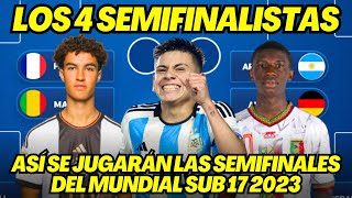 ASÍ SE JUGARÁN LAS SEMIFINALES DEL MUNDIAL SUB 17 2023