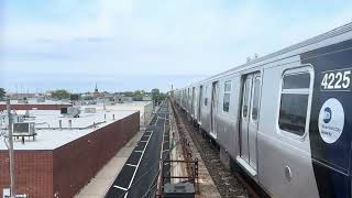 4K⁶⁰: Rockaway Park bound R211A A at Beach 98 St-Playland