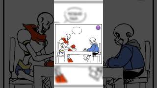 Санс и Папирус 😂 #undertale #game #санс #sans #shorts #shortsvideo #fyp #fight #озвучка #comic #мемы