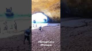 The Beauty of #portugal at the #benagilcave #algarvetourism #travel #cave #adventure