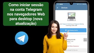 Como iniciar sessão na conta Telegram nos navegadores Web para desktop (nova atualização)