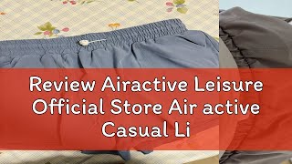 Review Airactive Leisure Official Store Air active Casual Lined Yoga Shorts Adjustable Waist Sports