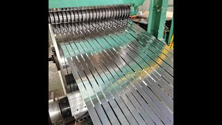 The whole process of cutting aluminum coils into aluminum strips. #cutting #aluminum #aluminumcoil