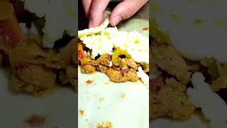 Chicken fajitas wrap part-3 #shortvideo #youtubeshorts