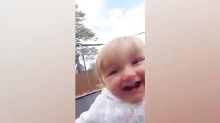 Cute Baby For The First Time to Explore The World   Baby Outdoor Video