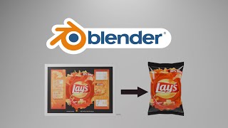 Create a chips packet in Blender