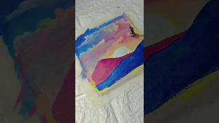 Nature painting with acrylic paint | pink nature painting#shortsviral#Shorts#trending#viralvideo