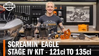 Harley-Davidson Screamin' Eagle Stage IV Kit 121ci to 135ci Overview