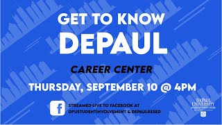 Get to Know DePaul: Career Center