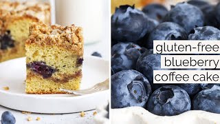 Gluten-Free Blueberry Coffee Cake With Cinnamon Streusel