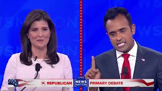 Vivek Ramaswamy calls Nicky Haley "Corrupt"