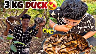 3 kg Duck Making And Eating Challenge 😱😋|Kanda Lovers|