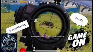 NEW WORLD RECORD 34 KILLS BY GUMNAM GAMING???ROAD TO (1K) SUBSCRIBERS II SUPPORT ,LIKE AND SUBSCRIBE