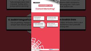 Keterampilan untuk Content Marketing! #contentmarketing