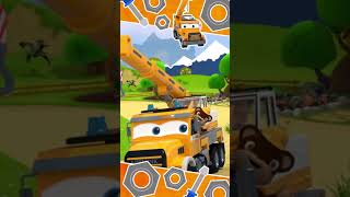 🚧✨Build Crane Truck 🚚 Construction Fun for Kids! 🏗️👷‍♂️ #appmink #nurseryrhymes #kidssong