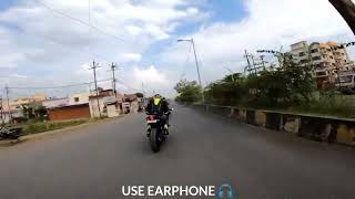 YAMAHA R15 V3 BS4 AKRAPOVIC EXHAUST SOUND 🔥@The_Flashrider