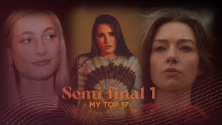 Eurovision 2022: Semi-final 1 - My top 17