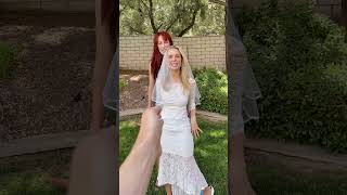 Bride cuts dress on wedding day pt 16