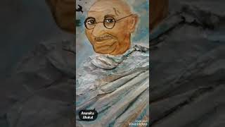 Tribute to Mahatma Gandhi our Bapu [painting] [3d Art]