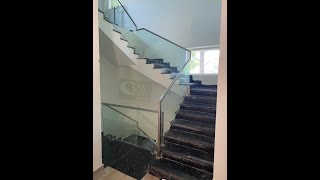 Staircase Glass Railing | SGrailings