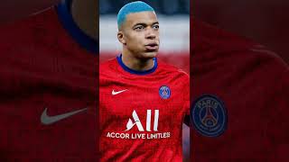 Mbappé blue hair looks like chalk 😂 @FuTFRANZA