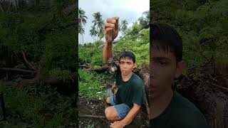 Mancing ikan dihutan sungai