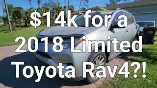 Flooded 2018 Toyota rav4 Limited