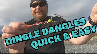 The quickest and easiest way to tie a dingle dangle