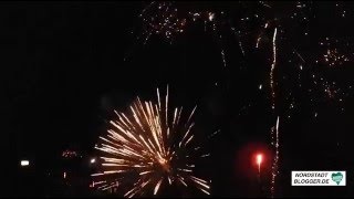 Silvester - Feuerwerk über der Nordstadt von Dortmund  2015